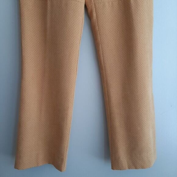 ERIC ALEXANDRE Faux Suede Shirt Jacket & Pants Set Tan Sz L | Eur 46 - Picture 10 of 13